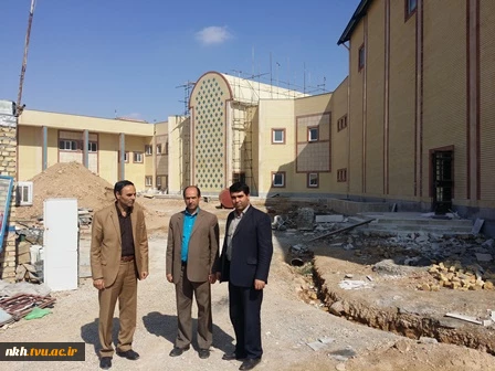 بازدید رئیس سازمان  نظام مهندسی ساختمان استان خراسان شمالی از سایت جدید آموزشکده فنی پسران بجنورد 5