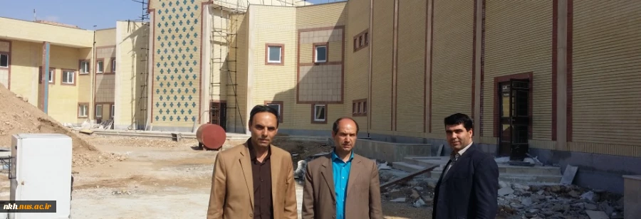 بازدید رئیس سازمان  نظام مهندسی ساختمان استان خراسان شمالی از سایت جدید آموزشکده فنی پسران بجنورد 2