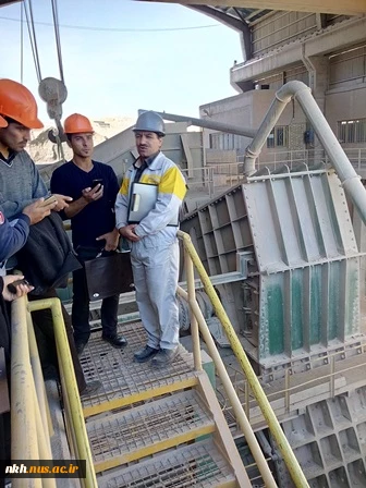 بازدید علمی دانشجویان رشته معماری از کارخانه سیمان بجنورد  2