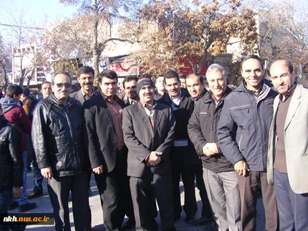 شرکت کارکنان دانشکده در مراسم گل باران تمثال حضرت امام(ره) 2