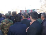 با حضور کارکنان دانشکده فنی دارالفنون همگام با مردم شهید پرور بجنورد،پیکر مطهر شهدای مدافع حرم خراسان شمالی تشییع شد  2