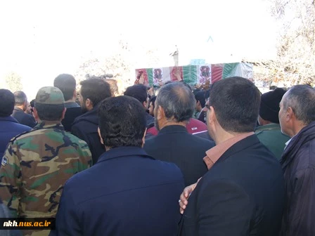 با حضور کارکنان دانشکده فنی دارالفنون همگام با مردم شهید پرور بجنورد،پیکر مطهر شهدای مدافع حرم خراسان شمالی تشییع شد  2