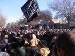 با حضور کارکنان دانشکده فنی دارالفنون همگام با مردم شهید پرور بجنورد،پیکر مطهر شهدای مدافع حرم خراسان شمالی تشییع شد  2