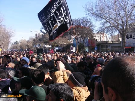 با حضور کارکنان دانشکده فنی دارالفنون همگام با مردم شهید پرور بجنورد،پیکر مطهر شهدای مدافع حرم خراسان شمالی تشییع شد  2