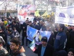 حضور  کارکنان ،اساتید و دانشجویان دانشکده فنی پسران بجنورد در راهپیمایی 22 بهمن 2