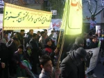 حضور  کارکنان ،اساتید و دانشجویان دانشکده فنی پسران بجنورد در راهپیمایی 22 بهمن 4