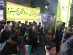 حضور  کارکنان ،اساتید و دانشجویان دانشکده فنی پسران بجنورد در راهپیمایی 22 بهمن 5