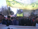 حضور  کارکنان ،اساتید و دانشجویان دانشکده فنی پسران بجنورد در راهپیمایی 22 بهمن 11