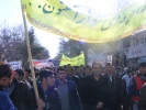 حضور  کارکنان ،اساتید و دانشجویان دانشکده فنی پسران بجنورد در راهپیمایی 22 بهمن 12
