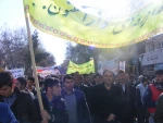 حضور  کارکنان ،اساتید و دانشجویان دانشکده فنی پسران بجنورد در راهپیمایی 22 بهمن 12