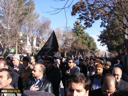 حضور  کارکنان ،اساتید و دانشجویان دانشکده فنی پسران بجنورد در راهپیمایی 22 بهمن 2