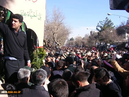 حضور  کارکنان ،اساتید و دانشجویان دانشکده فنی پسران بجنورد در راهپیمایی 22 بهمن 8