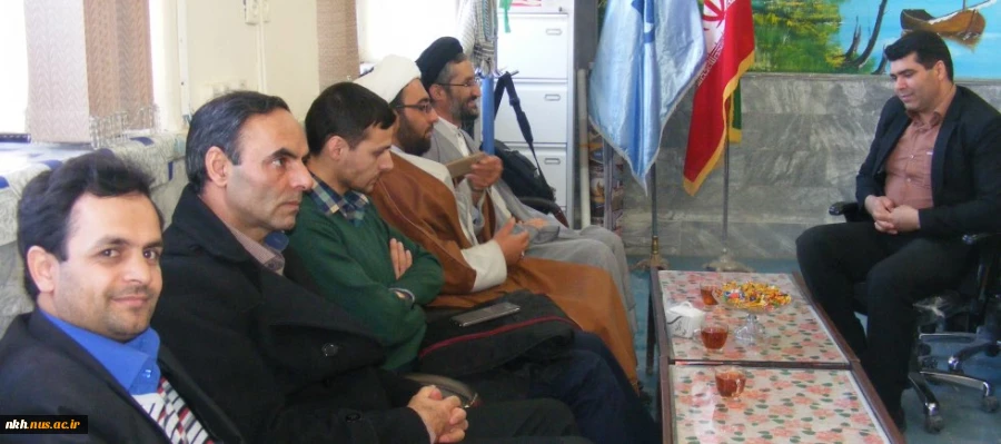بازدید مسئول دفاترنهاد نمایندگی مقام معظم رهبری دردانشگاه های استان از دانشکده فنی پسرا ن بجنورد (دارالفنون) 2