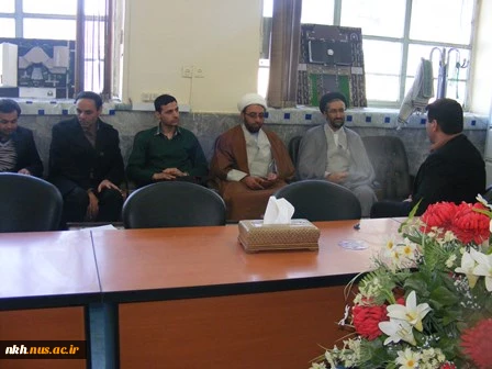 بازدید مسئول دفاترنهاد نمایندگی مقام معظم رهبری دردانشگاه های استان از دانشکده فنی پسرا ن بجنورد (دارالفنون) 2