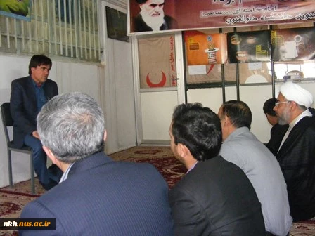 بازدید رئیس ستاد اقامه نماز استان خراسان شمالی ازدانشکده فنی پسران بجنورد 2