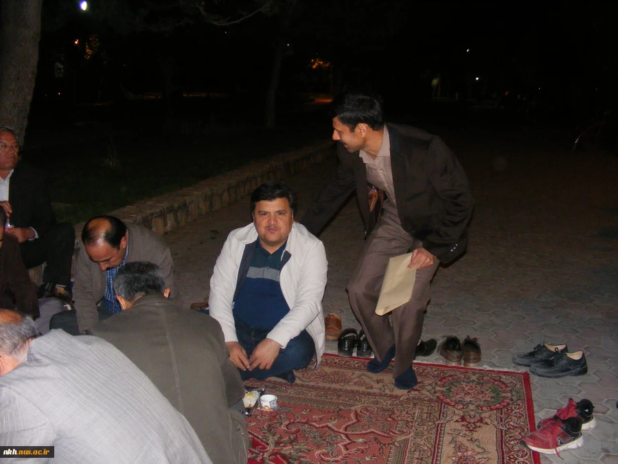 برگزاری مراسم بزرگداشت روز معلم با حضور اساتیدو بازنشستگان در آموزشکده فنی پسران بجنورد(دارالفنون) در مجموعه توریستی - تفریحی بش قارداش بجنورد 2