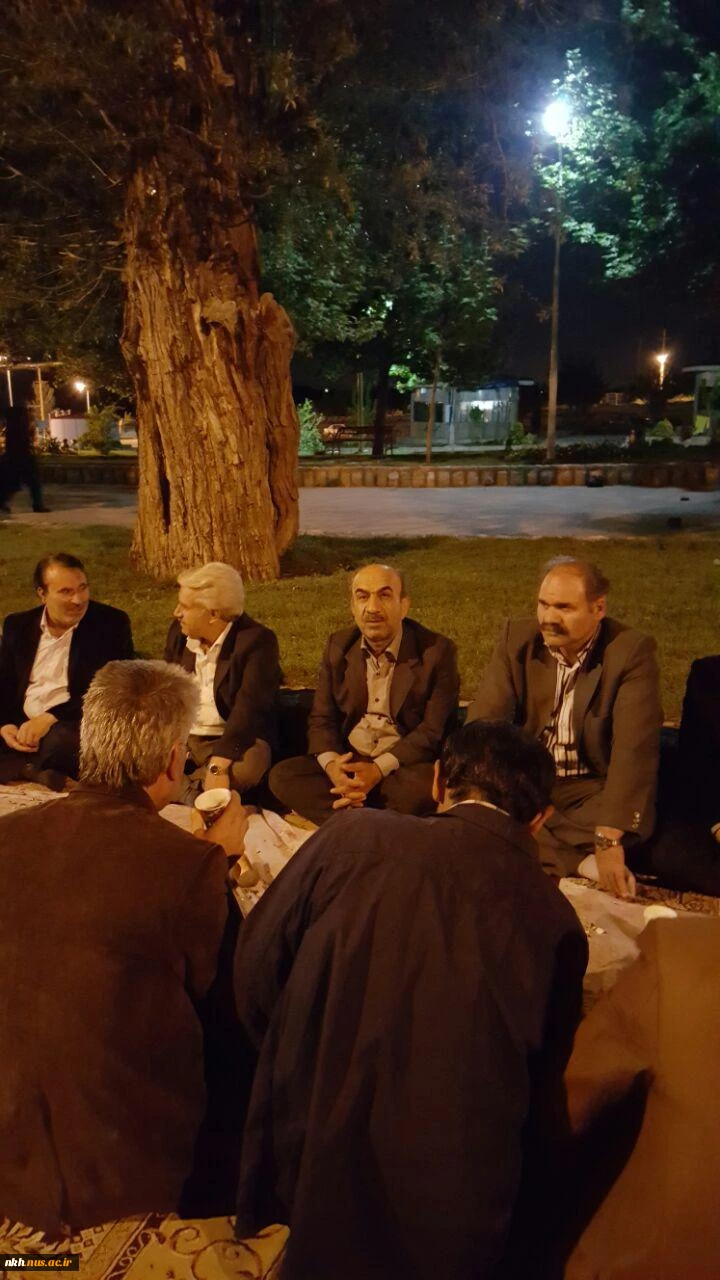 برگزاری مراسم بزرگداشت روز معلم با حضور اساتیدو بازنشستگان در آموزشکده فنی پسران بجنورد(دارالفنون) در مجموعه توریستی - تفریحی بش قارداش بجنورد 2