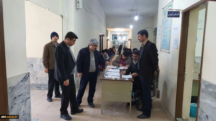 بازدید از حوزه امتحانی 8