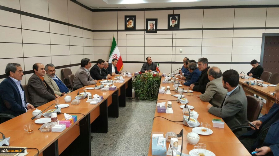 دیدار رئیس آموزشکده فنی وحرفه ای پسران بجنورد(دارالفنون) با معاونت سیاسی -امنیتی استانداری خراسان شمالی 2