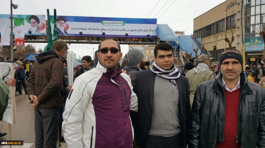 شرکت فعال کارکنان و دانشجویان آموزشکده فنی وحرفه ای پسران بجنورد (دارالفنون) در راهپیمایی 22 بهمن1395 2
