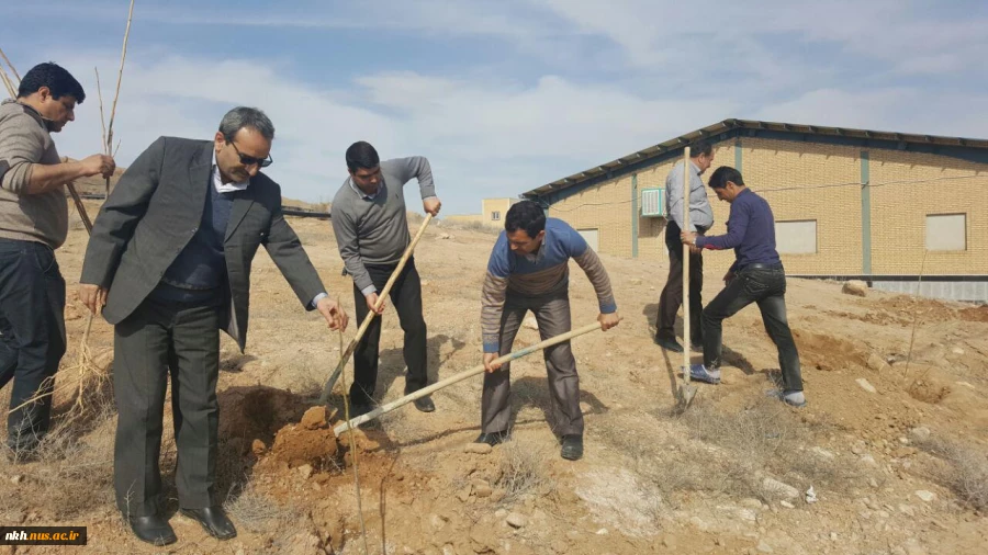 در آستانه هفته منابع طبیعی کاشت 300 اصله نهال در آموزشکده فنی پسران بجنورد  21