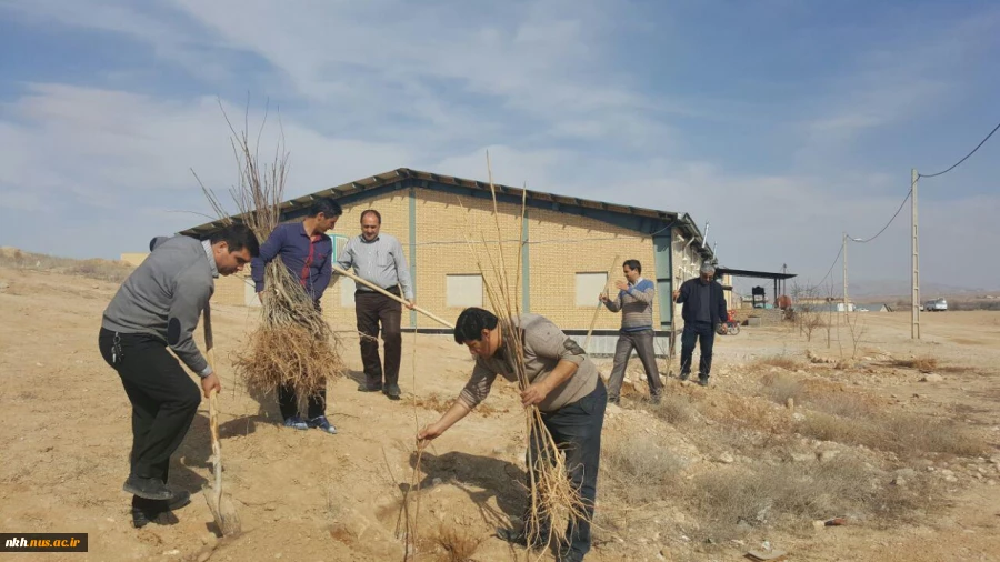 در آستانه هفته منابع طبیعی کاشت 300 اصله نهال در آموزشکده فنی پسران بجنورد  25