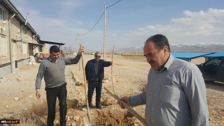 در آستانه هفته منابع طبیعی کاشت 300 اصله نهال در آموزشکده فنی پسران بجنورد  2