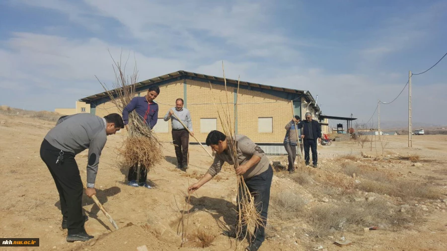 در آستانه هفته منابع طبیعی کاشت 300 اصله نهال در آموزشکده فنی پسران بجنورد  7
