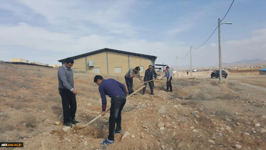 در آستانه هفته منابع طبیعی کاشت 300 اصله نهال در آموزشکده فنی پسران بجنورد  9