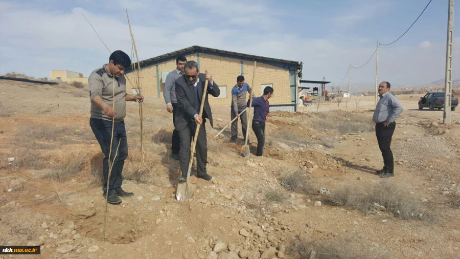 در آستانه هفته منابع طبیعی کاشت 300 اصله نهال در آموزشکده فنی پسران بجنورد  13