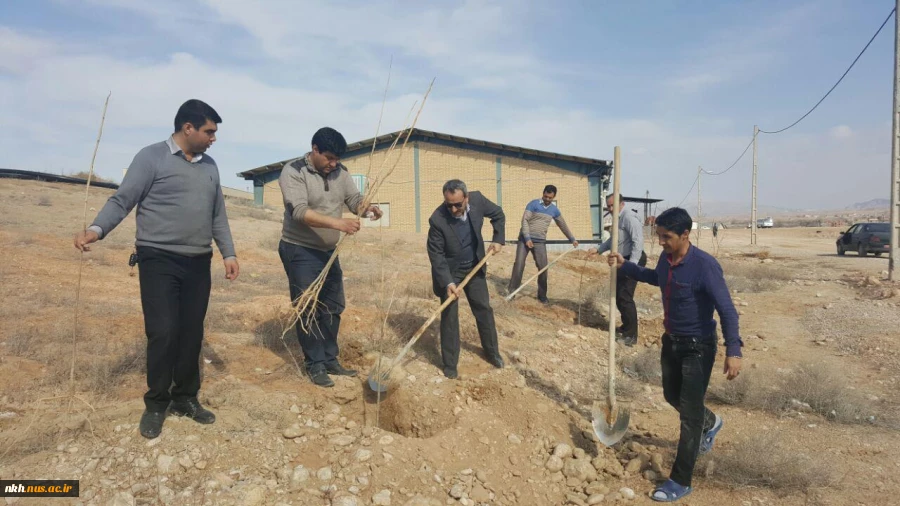 در آستانه هفته منابع طبیعی کاشت 300 اصله نهال در آموزشکده فنی پسران بجنورد  2