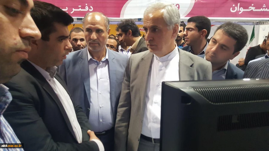 بازدید استاندار خراسان شمالی از غرفه دانشگاه فنی وحرفه ای در سومین نمایشگاه الکامپ در استان خراسان شمالی 2