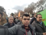 شرکت کارکنان آموزشکده فنی وحرفه ای پسران بجنورد(دارالفنون) در راهپیمایی در پاسخ به اتفاقات اخیر و محکومیت اقدامات اختشاش گران. 2