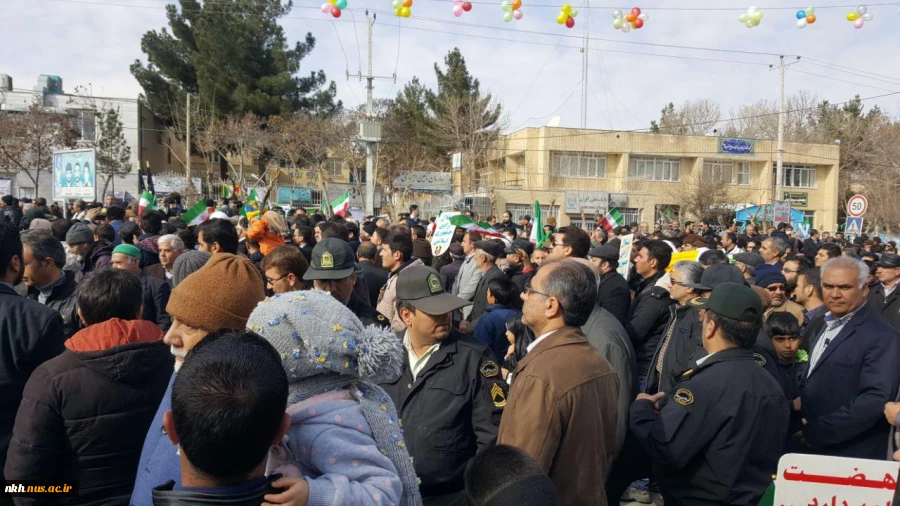 شرکت فعال در راهپیمایی 22 بهمن 96 6