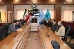 نشست هم اندیشی رئیس و معاونین دانشگاه فنی و حرفه ای بامدیر کل صدا و سیمای استان خراسان شمالی 2