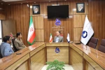 نشست رئیس دانشگاه و معاون جوانان اداره کل ورزش و جوانان در تاریخ 98/03/98 2