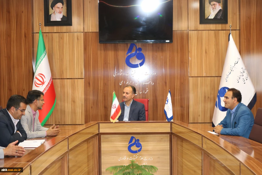 بازدید جناب آقای مهندس بهروز فروتن مدیر عامل شرکت صنایع غذایی بهروز و اعضای بنیاد خیرین دانشگاه فنی و حرفه ای کشور از دانشگاه فنی و حرفه ای خراسان شمالی  2