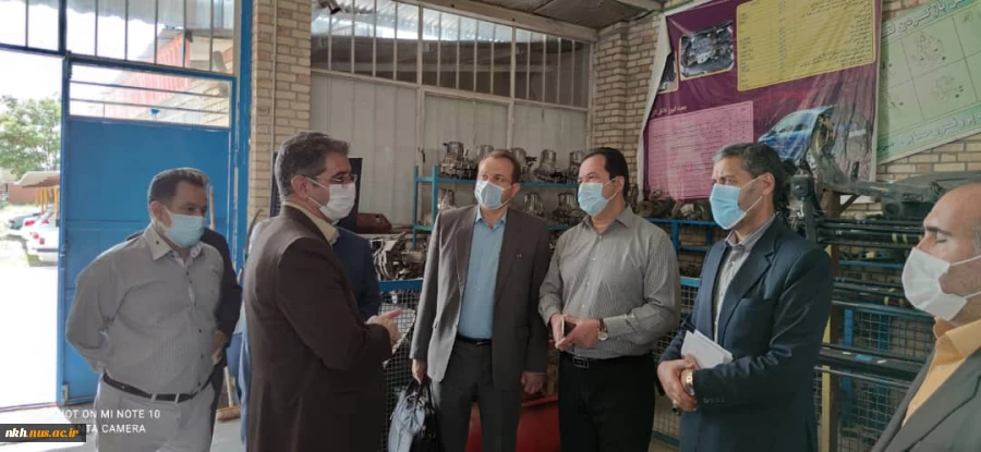 دکتر زمانی معاون محترم اداری، مالی و مدیریت منابع دانشگاه فنی و حرفه ای کشور از آموزشکده های فنی استان بازدید کرد. 4
