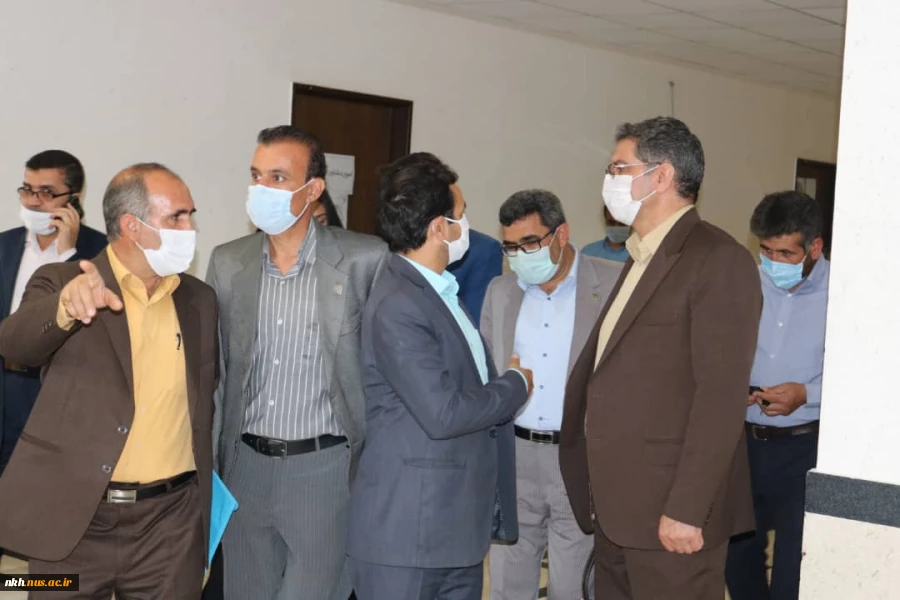 دکتر زمانی معاون محترم اداری، مالی و مدیریت منابع دانشگاه فنی و حرفه ای کشور از آموزشکده های فنی استان بازدید کرد. 8