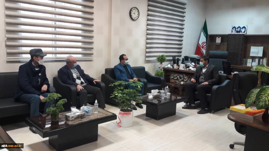 دیدار رئیس آموزشکده کشاورزی سمنگان با آقای بهادری فرماندار شهرستان مانه وسملقان  2