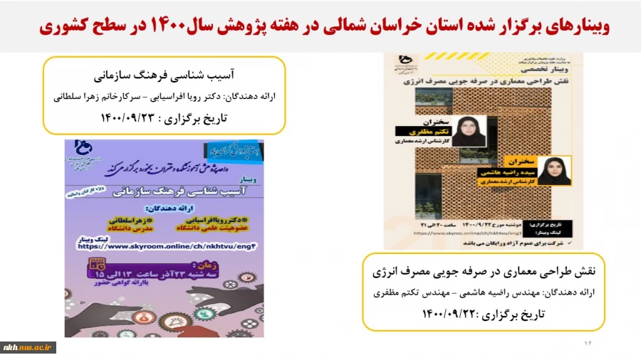 نمایشگاه مجازی عملکرد دانشگاه فنی و حرفه ای خراسان شمالی در دولت سیزدهم 17