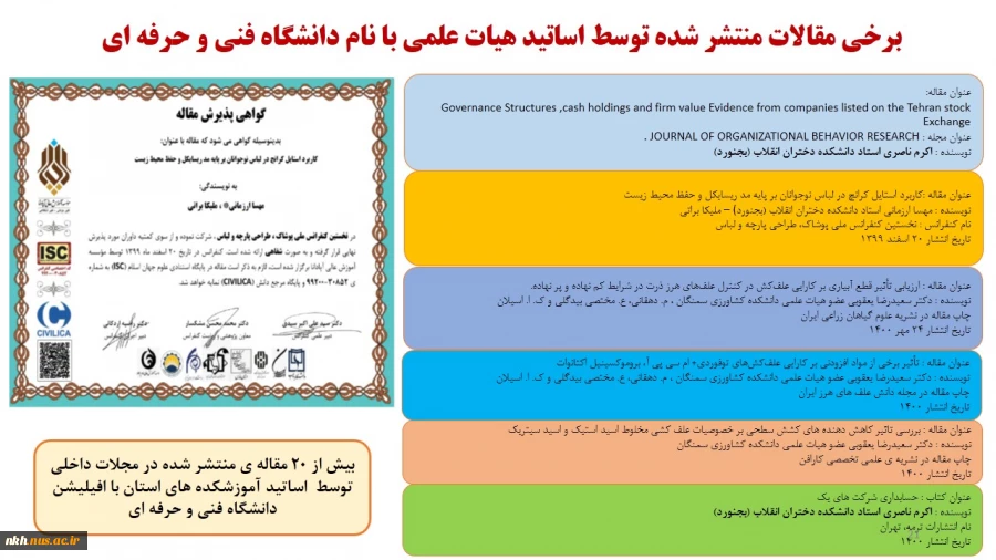 نمایشگاه مجازی عملکرد دانشگاه فنی و حرفه ای خراسان شمالی در دولت سیزدهم 22