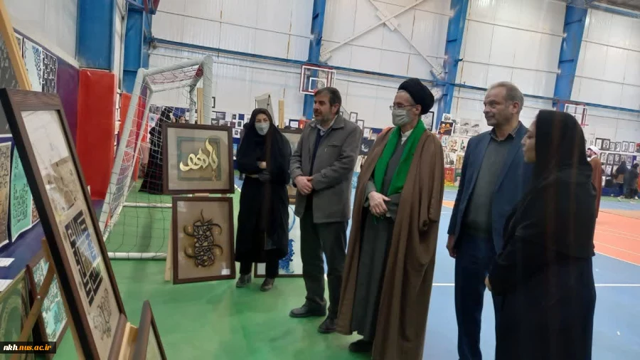 برپایی نمایشگاه آثار هنری و دست سازه های دانشجویان آموزشکده دختران بجنورد 4