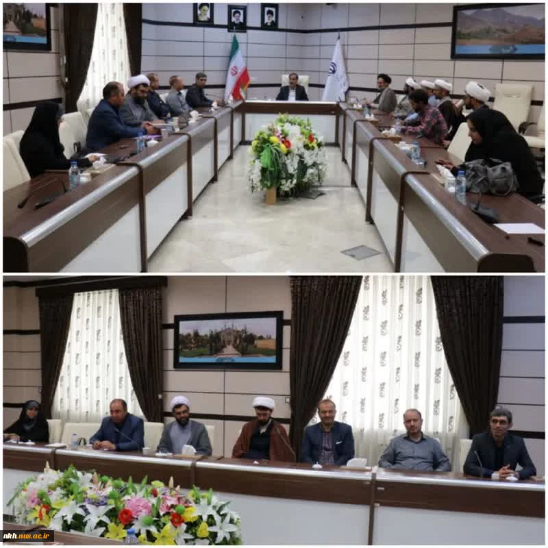 شرکت دکتر قاضی پور رئیس دانشگاه فنی و حرفه ای استان در نشست هماهنگی طرح حامیم استان خراسان شمالی با حضور استاندار محترم جناب آقای دکتر حسین نژاد و روسای محترم دانشگاه های استان به همراه مسئولان دفاتر نهاد نمایندگی مقام معظم رهبری در دانشگاه ها 2
