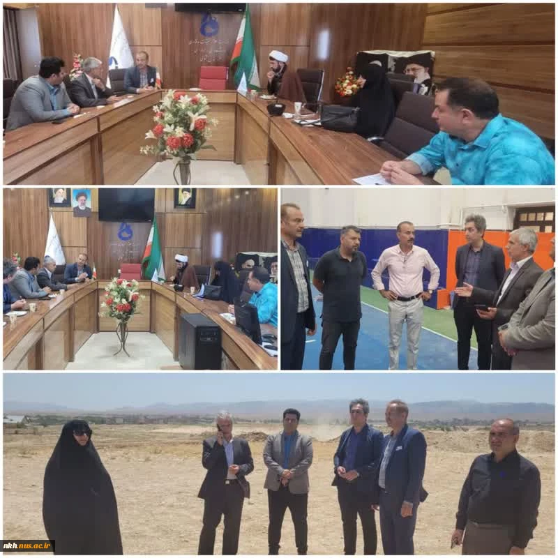 بازدید مدیر کل ورزش و جوانان خراسان شمالی از دانشگاه فنی استان 2