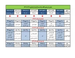 جدول زمانبندی انتخاب واحد نیمسال اول 1403-1402 2
