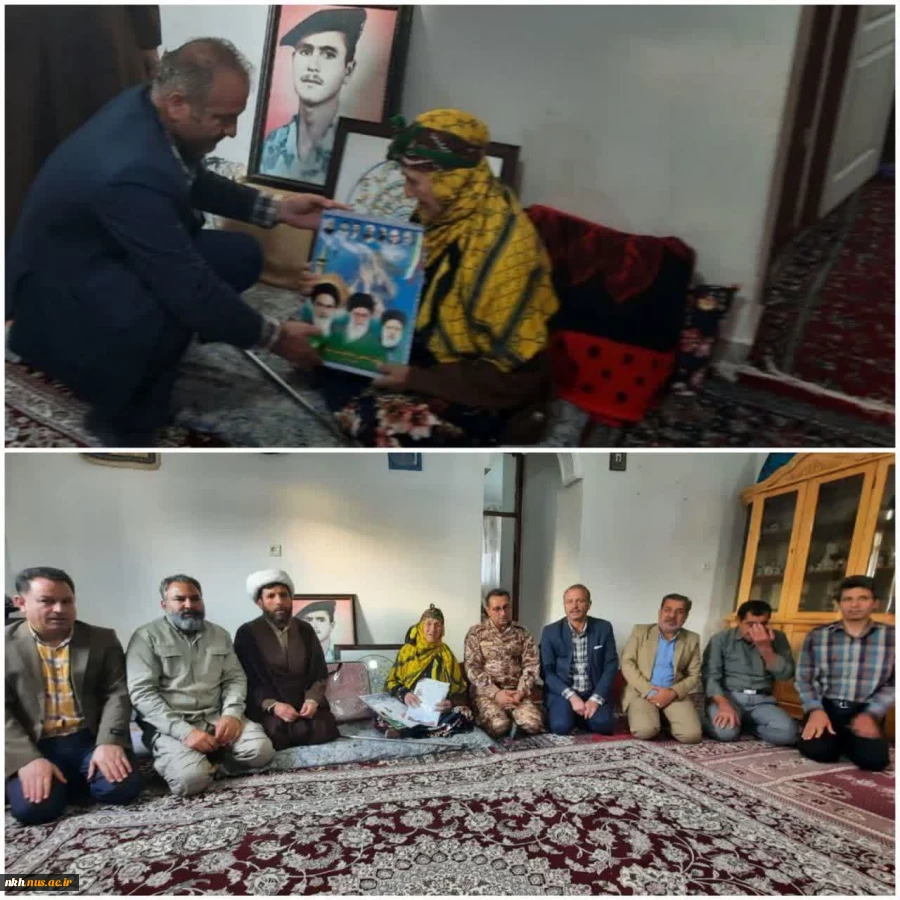 دیدار مسئولین دانشگاه فنی و حرفه ای خراسان شمالی با خانواده ی معزز شهدا 2