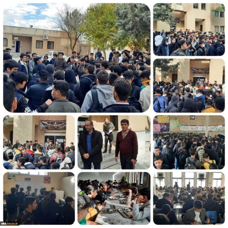 بازدید دانش آموزان دبیرستان شاهد علامه شهرستان شیروان از آموزشکده دکتر حسابی 2