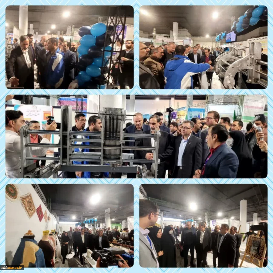 بازدید دکتر حسین نژاد استاندار محترم خراسان شمالی  از غرفه دانشگاه فنی و حرفه ای خراسان شمالی در نمایشگاه دستاوردهای پژوهش و فناوری استان - آذرماه ۱۴۰۲ 2