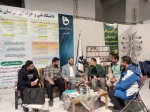 بازدید جناب آقای هادی محمدزاده  معاونت بسیج  علمی، پژوهشی و فناوری سپاه حضرت جواد الائمه (ع) از غرفه دانشگاه فنی و حرفه ای خراسان شمالی در نمایشگاه دستاوردهای پژوهش و فناوری استان - آذرماه ۱۴۰۲ 2